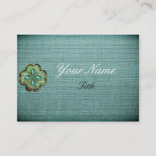 Teal Designer  Business Card