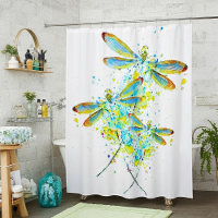 Teal Dragonfly splatter 