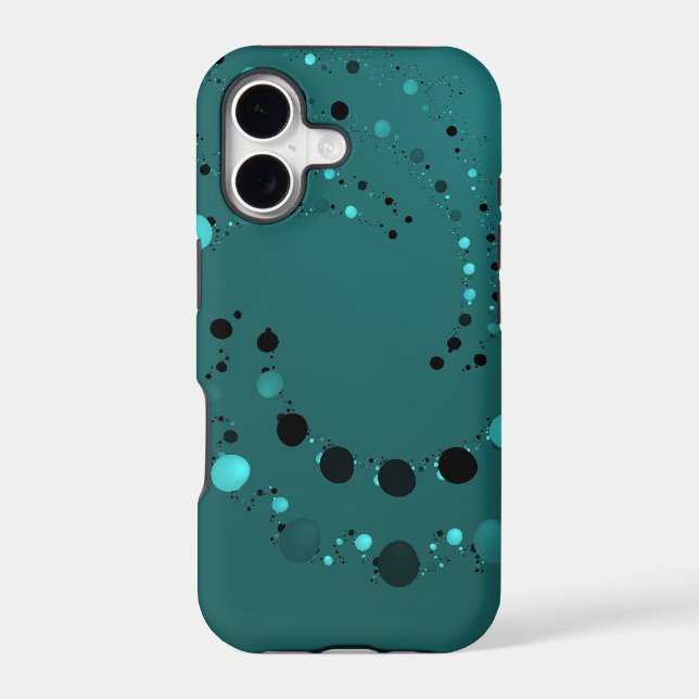 Teal Droplets (Back)