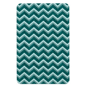 Teal Embossed Foil Magnet