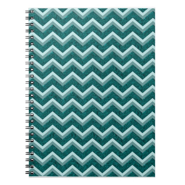 Teal Embossed Foil Notebook (Front)