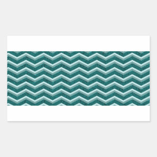 Teal Embossed Foil Sticker