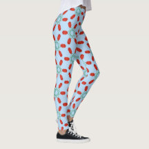 teal floral motifs geometrical pattern design