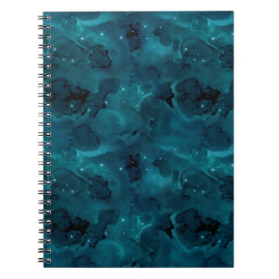 Teal Galaxy Series Design 5 Notebook