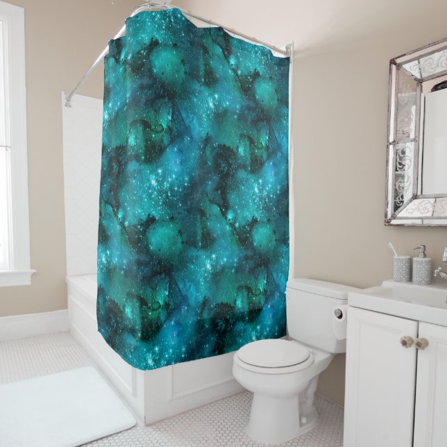 Teal Galaxy Series Design 6  (In Situ)