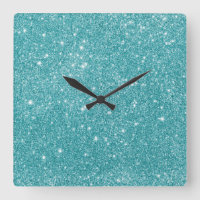 Teal Glitter Sparkles