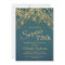 Teal Gold String Lights Surprise 75th Birthday