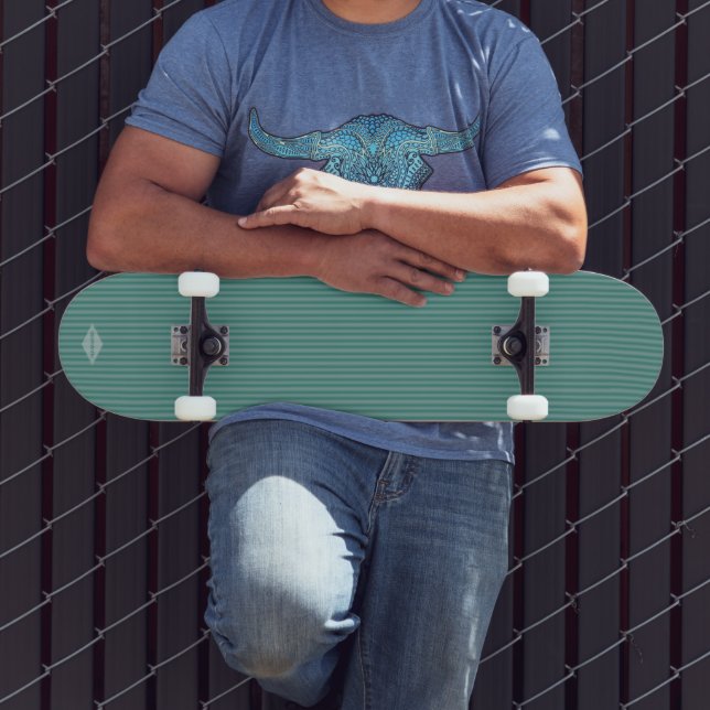 Teal Gradient HAMbWG Skateboard (Outdoor 3)