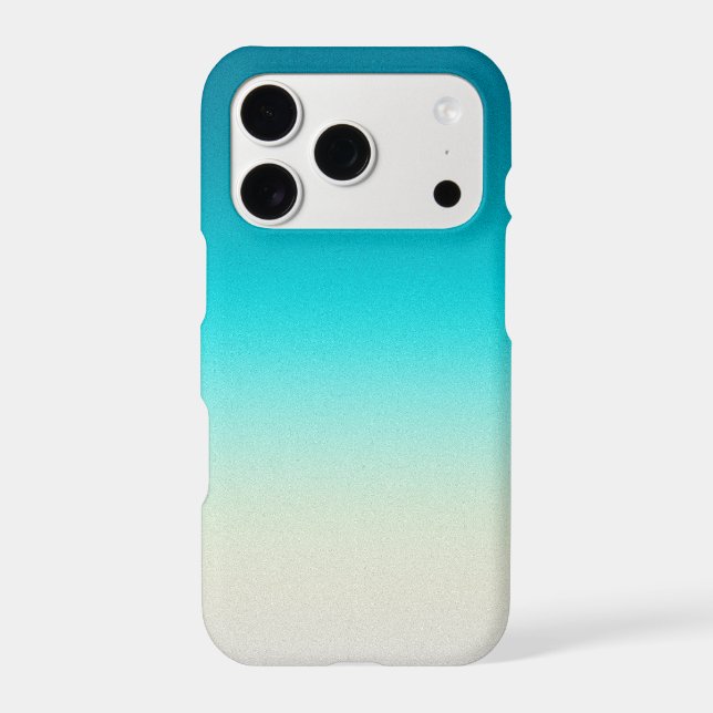 Teal Gradient Modern Ombre (Back)