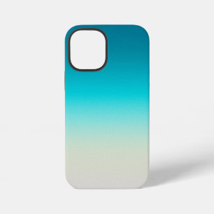 Teal Gradient Modern Ombre iPhone 12 Mini Case
