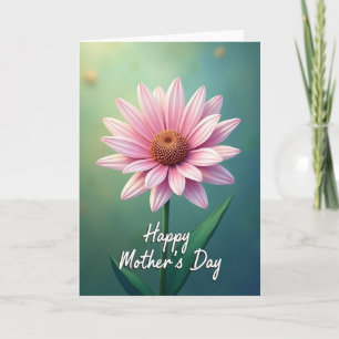 Teal Gradient Mothers Day Card