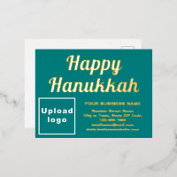 Teal Green Business Brand on Hanukkah