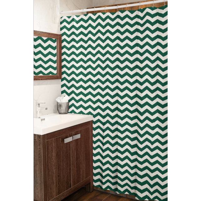 Teal Green Chevron zig zag stripe pattern (Creator Uploaded)