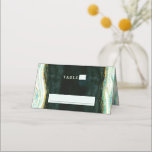 Teal Green & Gold Agate Geode Wedding Table Number Place Card<br><div class="desc">Teal Green & Gold Agate Marble Geode, With Sparkling Gold foil accents, and Modern trendy brushed script font. Teal green, emerald, and white stone look, is luxurious and modern for your wedding - Personalized Wedding Reception Guest Seating Table Number Place Card! ~ Check my shop to see the entire wedding...</div>