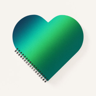 Teal Green Gradient Abstract Background Modern Notebook