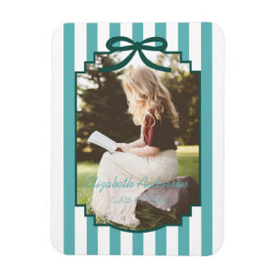Teal Green Graduation Magnet