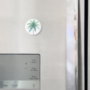 Teal Green Palm Tree Magnet