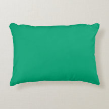 teal-green rectangular cushion with softly rounded