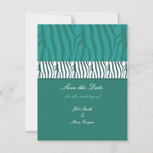 Teal Green Save the Date