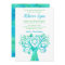 Teal Green Watercolor Tree of Life Bat Mitzvah