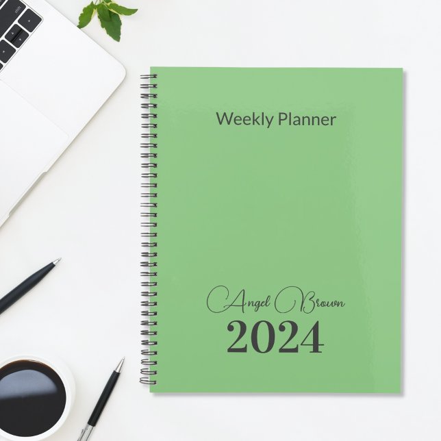 Teal Green Weekly Monthly Business Planner (Creator Uploaded)