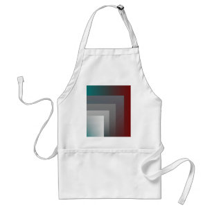 teal grey burgundy standard apron