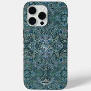 Teal Gypsy Design Cell Phone Case