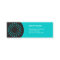 Teal Hair Stylist Skinny Biz Card