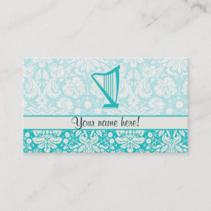 Teal Harp Business Card