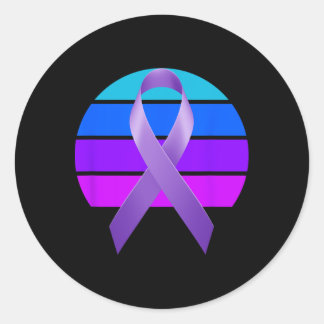Teal Heimerheimer's Awareness  Classic Round Sticker