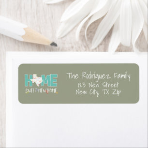 Teal Home, Sweet New Home - Texas