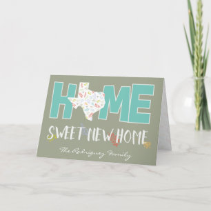 Teal Home, Sweet New Home - Texas Announcement