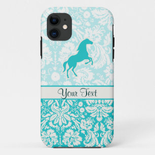 Teal Horse iPhone 11 Case