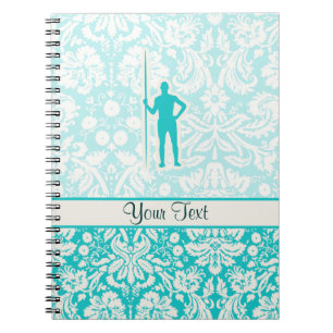 Teal Javelin Throw Notebook
