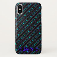 teal Jesus fish pattern
