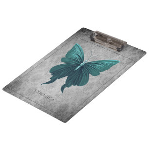 Teal Jewelled Dragonfly Clipboard
