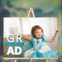 Teal Kids Photo Graduation