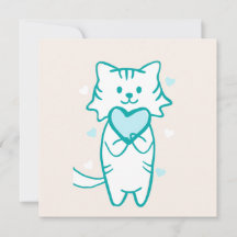 Teal Kitty