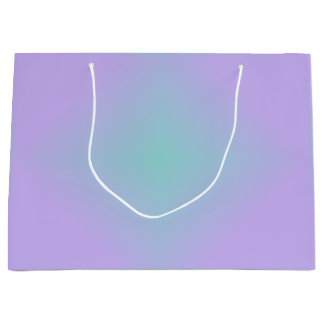 Teal Lavender Glow Large Gift Bag