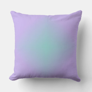 Teal Lavender Glow Throw Pillow