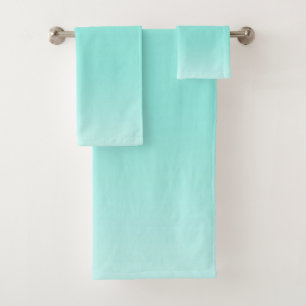 teal light fresh graduated levels bath towel set