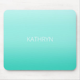 teal light fresh graduated levels mouse pad