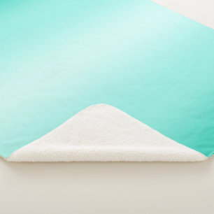 teal light fresh graduated levels sherpa blanket