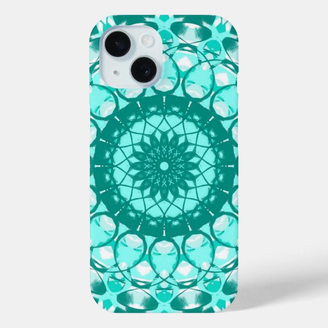 Teal Loopy Phone Case (Back)
