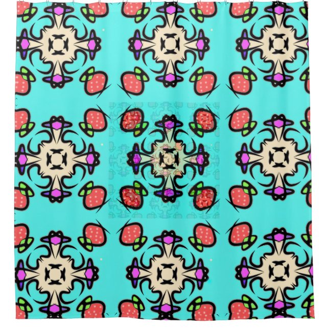 Teal Mandala Art (Front)