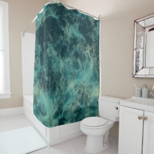 Teal Marble Abstract