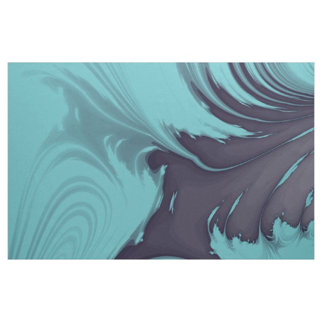Teal Marble Fabric (Yard)