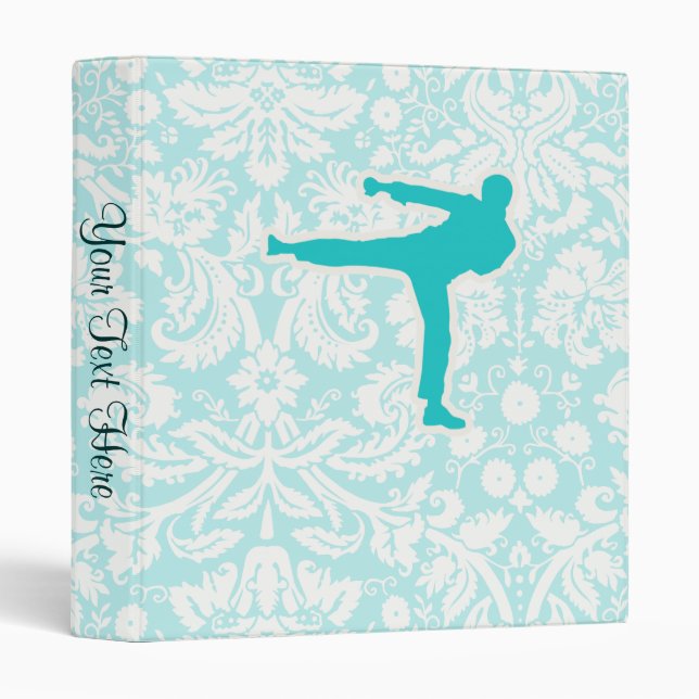 Teal Martial Arts Binder (Front/Spine)