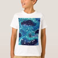 Teal Nebula and Stars