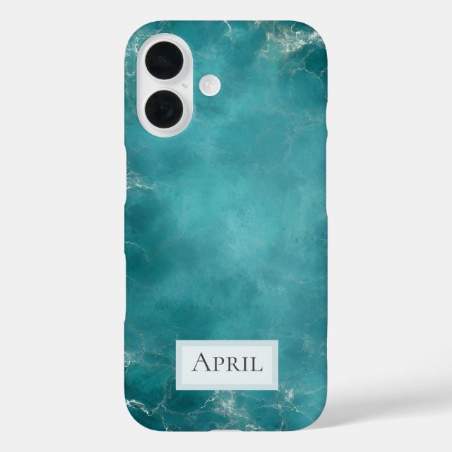 Teal Ocean Case-Mate iPhone Case (Back)
